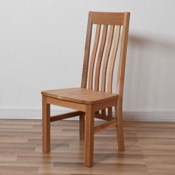 Oak Curved Back Chair