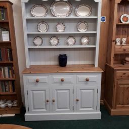open top painted dresser
