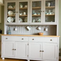 Glazed Top Painted Dresser