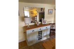 Oak Topped Painted Sideboard