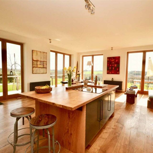 Bespoke Kitchen Pine centre