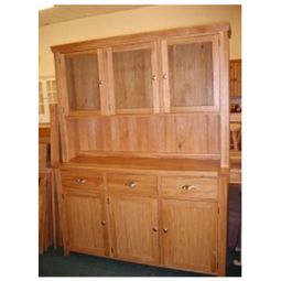 glazed top oak dresser