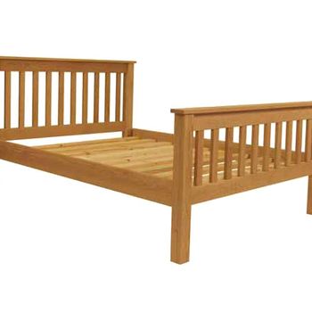 Oak Slat Bed