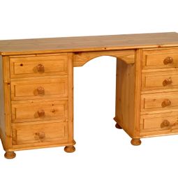 2 - Double Ped Dressing Table