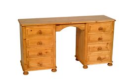 2 - Double Ped Dressing Table